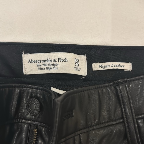 Abercrombie vegan leather pants - Picture 3 of 5